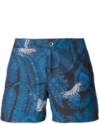 dunkelblaue Shorts mit Paisley-Muster von Givenchy