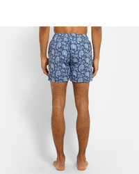 dunkelblaue Shorts mit Paisley-Muster von Etro