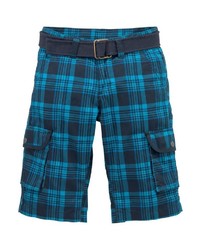 dunkelblaue Shorts mit Schottenmuster von Arizona