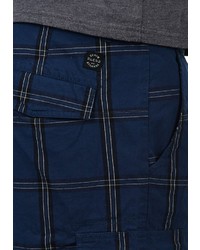 dunkelblaue Shorts mit Schottenmuster von BLEND