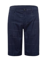 dunkelblaue Shorts mit Schottenmuster von Brax