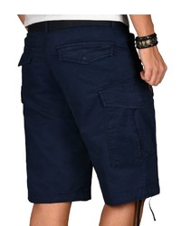 dunkelblaue Shorts von Alessandro Salvarini