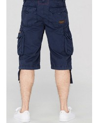 dunkelblaue Shorts von Alpha Industries