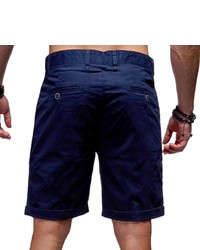 dunkelblaue Shorts von behype