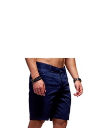 dunkelblaue Shorts von behype