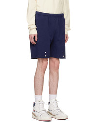 dunkelblaue Shorts von Les Tien