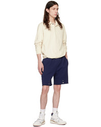 dunkelblaue Shorts von Les Tien