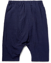 dunkelblaue Shorts von Issey Miyake