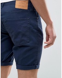 dunkelblaue Shorts von Jack and Jones