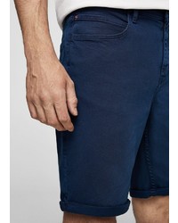 dunkelblaue Shorts von Mango Man