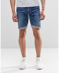 dunkelblaue Shorts von Reclaimed Vintage