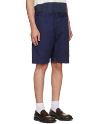 dunkelblaue Shorts von YMC