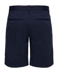 dunkelblaue Shorts von ONLY & SONS