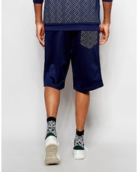 dunkelblaue Shorts von adidas