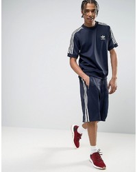 dunkelblaue Shorts von adidas