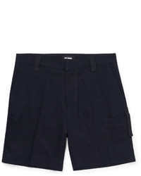 dunkelblaue Shorts von Raf Simons