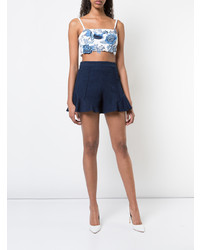 dunkelblaue Shorts von Josie Natori