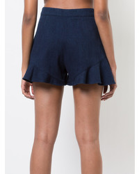 dunkelblaue Shorts von Josie Natori