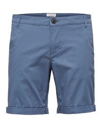 dunkelblaue Shorts von Selected Homme