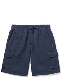 dunkelblaue Shorts