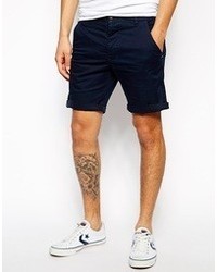 dunkelblaue Shorts von Solid