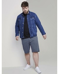 dunkelblaue Shorts von TOM TAILOR Men Plus