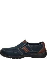 dunkelblaue Slip-On Sneakers aus Leder von Bama