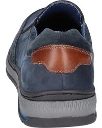 dunkelblaue Slip-On Sneakers aus Leder von Bama