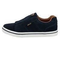 dunkelblaue Slip-On Sneakers aus Leder von Lico