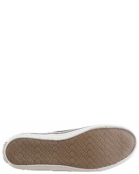 dunkelblaue Slip-On Sneakers aus Segeltuch von Mustang Shoes