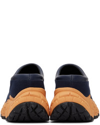 dunkelblaue Slip-On Sneakers aus Segeltuch von Gmbh