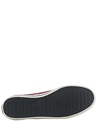 dunkelblaue Slip-On Sneakers aus Segeltuch von Tommy Jeans