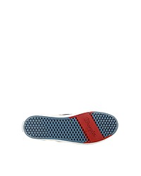 dunkelblaue Slip-On Sneakers aus Segeltuch von Wrangler