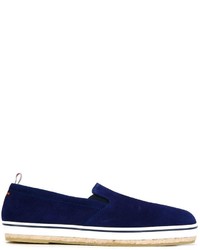 dunkelblaue Slip-On Sneakers aus Wildleder von Castaner