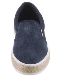 dunkelblaue Slip-On Sneakers aus Wildleder von Gant Footwear