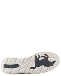 dunkelblaue Slip-On Sneakers aus Wildleder von Mustang Shoes