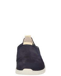 dunkelblaue Slip-On Sneakers aus Wildleder von Sioux