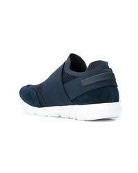dunkelblaue Slip-On Sneakers aus Wildleder von Calvin Klein 205W39nyc