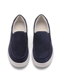 dunkelblaue Slip-On Sneakers aus Wildleder von Church's