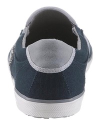 dunkelblaue Slip-On Sneakers von Bugatti