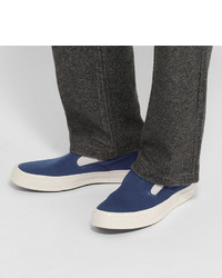 dunkelblaue Slip-On Sneakers von Converse