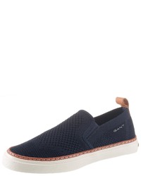 dunkelblaue Slip-On Sneakers von Gant Footwear