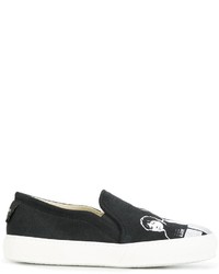 dunkelblaue Slip-On Sneakers von Joshua Sanders