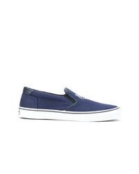 dunkelblaue Slip-On Sneakers von Kenzo