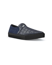 dunkelblaue Slip-On Sneakers von Swear