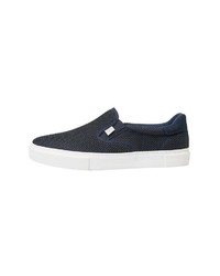 dunkelblaue Slip-On Sneakers von Marc O'Polo