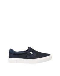 dunkelblaue Slip-On Sneakers von Marc O'Polo