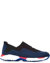 dunkelblaue Slip-On Sneakers von Marni