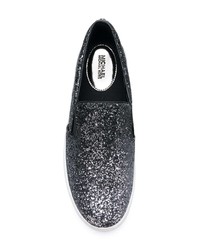 dunkelblaue Slip-On Sneakers von MICHAEL Michael Kors