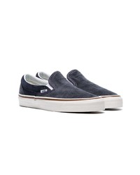 dunkelblaue Slip-On Sneakers von Vans